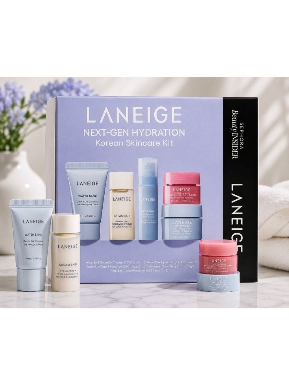 LANEIGE Next-Gen Hydration Korean Skincare Kit Sephora Beauty Insider New Lip